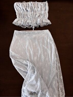 2 piece Self E never worn with tags 
Size M